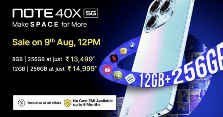 Infinix Note 40X 5G Launches in India